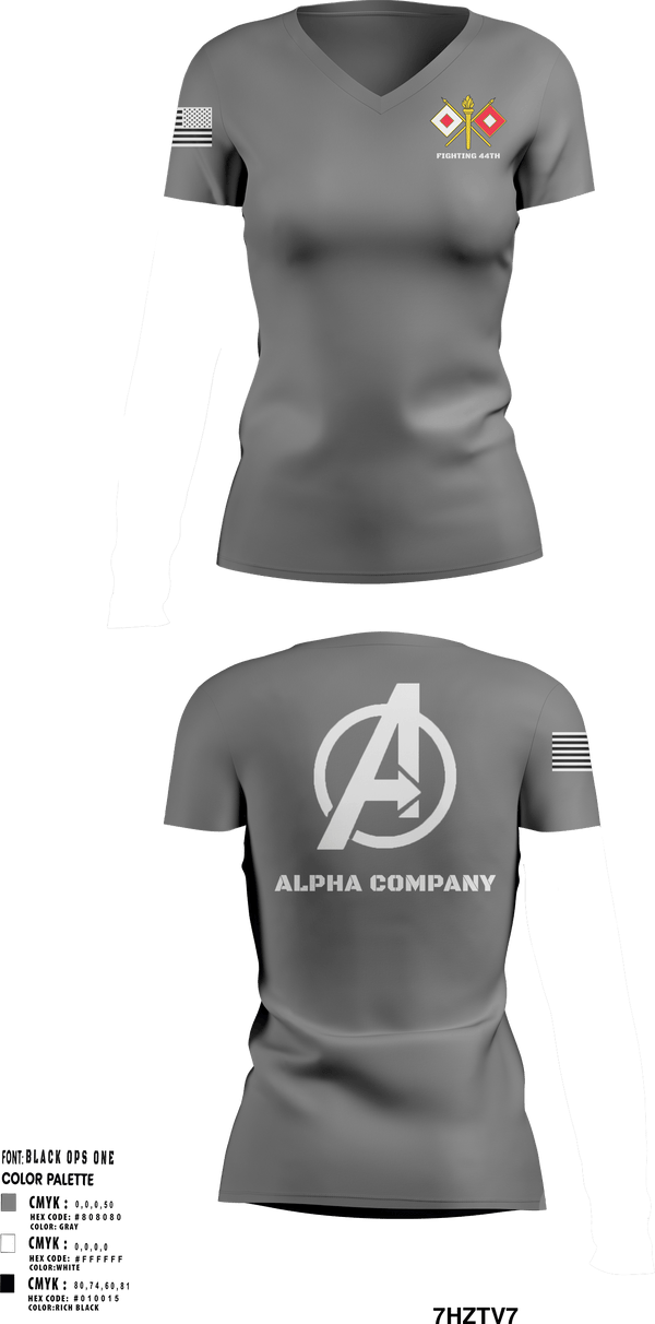 Women's Short Sleeve Vneck Shirt, Alpha Company, Army, Teamtime, Team time, sublimation, custom sports apparel, team uniforms, spirit wear, spiritwear, sports uniforms, custom shirts, team store, custom team store, fundraiser sports, apparel fundraiser