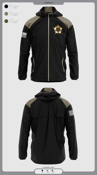 Windbreaker, Deputy Cleveland, Police, Teamtime, Team time, sublimation, custom sports apparel, team uniforms, spirit wear, spiritwear, sports uniforms, custom shirts, team store, custom team store, fundraiser sports, apparel fundraiser