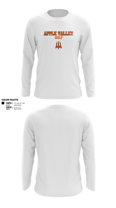 Apple Valley Sun Devils 42610667 Long Sleeve Performance Shirt - 5