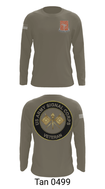 440th Signal Brigade 93602723 Long Sleeve Performance Shirt - 35