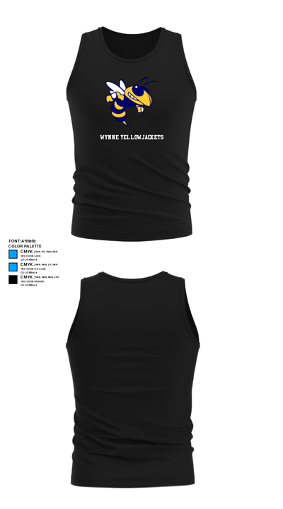 Wynne Yellowjackets 78568306 Tank Top - 32