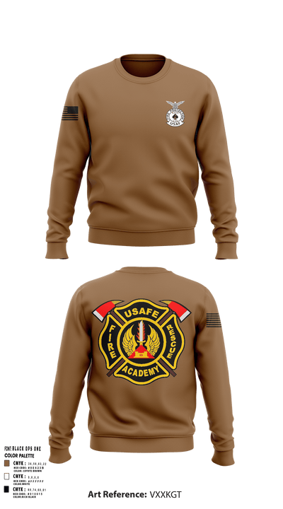 435th CTS 2997096 Crew Neck Sweatshirt - 136