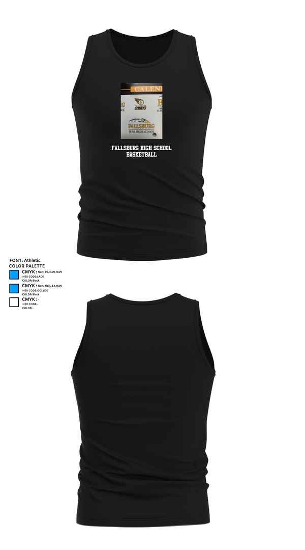 Tank Top, Fallsburg High School Basketball, Men's Basketball, Teamtime, Team time, sublimation, custom sports apparel, team uniforms, spirit wear, spiritwear, sports uniforms, custom shirts, team store, custom team store, fundraiser sports, apparel fundraiser