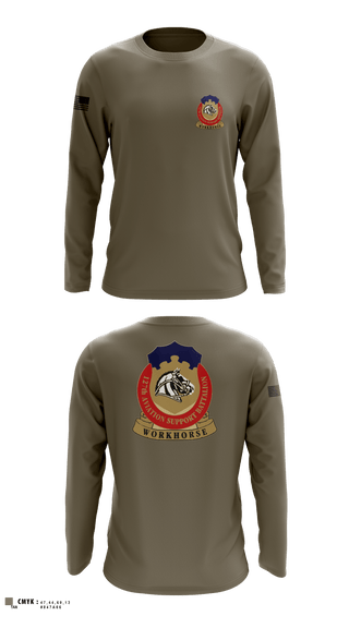 Long Sleeve Performance Shirt, 127th ASB WORKHORSE, Army, Teamtime, Team time, sublimation, custom sports apparel, team uniforms, spirit wear, spiritwear, sports uniforms, custom shirts, team store, custom team store, fundraiser sports, apparel fundraiser