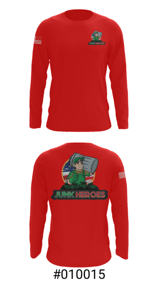 Long Sleeve Performance Shirt, Junk Heroes, , Teamtime, Team time, sublimation, custom sports apparel, team uniforms, spirit wear, spiritwear, sports uniforms, custom shirts, team store, custom team store, fundraiser sports, apparel fundraiser