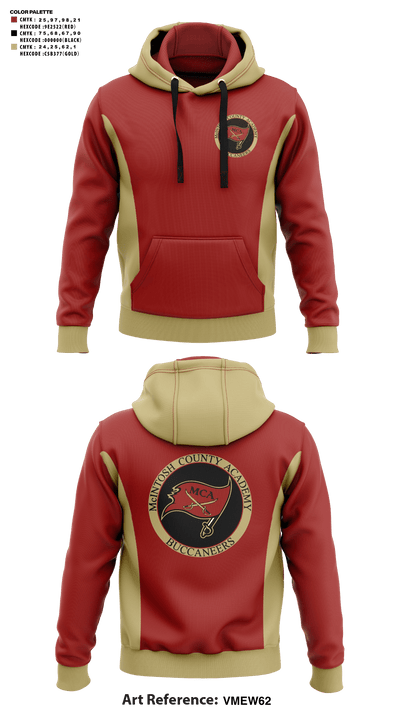McIntosh County Academy Basketball 77239523 Hoodie - 41