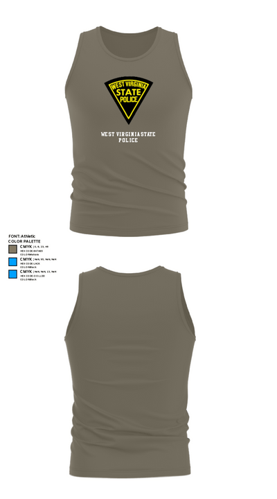 West Virginia State Police 52894228 Tank Top - 75