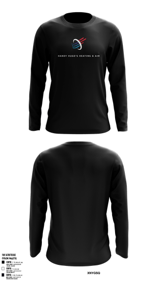 Long Sleeve Performance Shirt, Handy Hugo’s Heating & Air, , Teamtime, Team time, sublimation, custom sports apparel, team uniforms, spirit wear, spiritwear, sports uniforms, custom shirts, team store, custom team store, fundraiser sports, apparel fundraiser