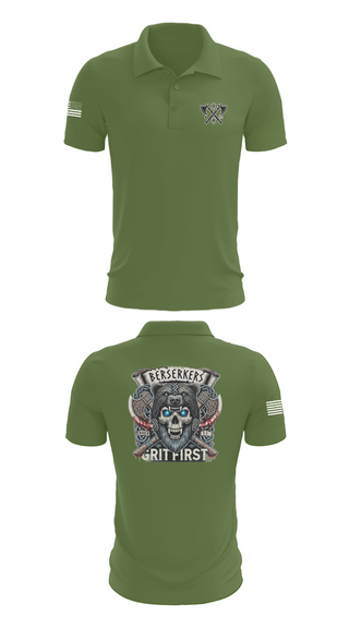 Short Sleeve Performance Polo, Baker 3-509th 3rd Plt 1st squad, Army, Teamtime, Team time, sublimation, custom sports apparel, team uniforms, spirit wear, spiritwear, sports uniforms, custom shirts, team store, custom team store, fundraiser sports, apparel fundraiser