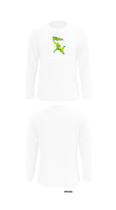 Clinton High School Golf 47390038 Long Sleeve Performance Shirt - 8
