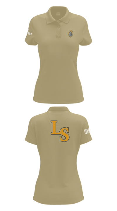 Lutheran High School South Cross Country 50596154 Women's Short Sleeve Performance Polo  - 43