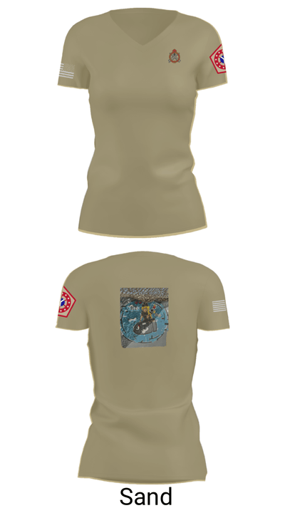 34th DSB 92215836 Women's Short Sleeve V-neck Shirt - 88