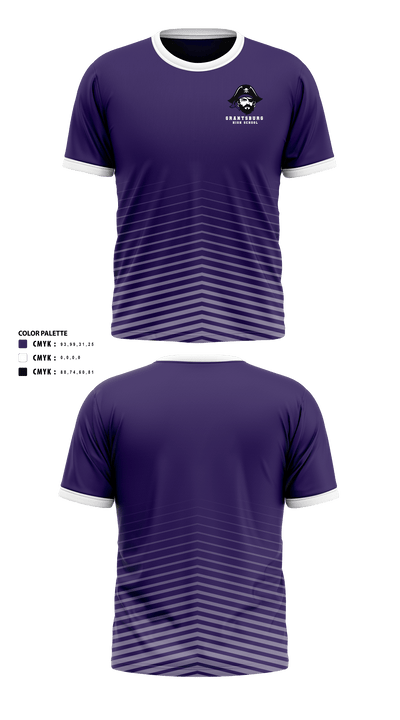Grantsburg High School Cross Country 39267842 Short Sleeve Performance Shirt - 40