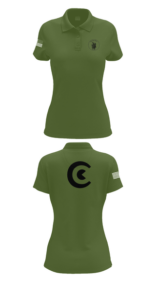 Womens Short Sleeve Performance Polo, Diniz, Army, Teamtime, Team time, sublimation, custom sports apparel, team uniforms, spirit wear, spiritwear, sports uniforms, custom shirts, team store, custom team store, fundraiser sports, apparel fundraiser