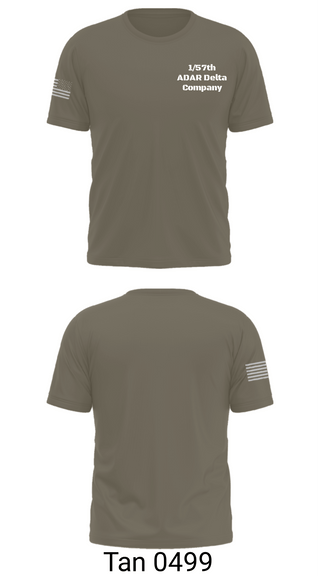 Short Sleeve Performance Shirt, 1/57th ADAR Delta Company, Army, Teamtime, Team time, sublimation, custom sports apparel, team uniforms, spirit wear, spiritwear, sports uniforms, custom shirts, team store, custom team store, fundraiser sports, apparel fundraiser