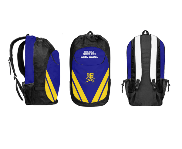 Gear Bag, Riverdale Baptist High School Baseball, Baseball, Teamtime, Team time, sublimation, custom sports apparel, team uniforms, spirit wear, spiritwear, sports uniforms, custom shirts, team store, custom team store, fundraiser sports, apparel fundraiser