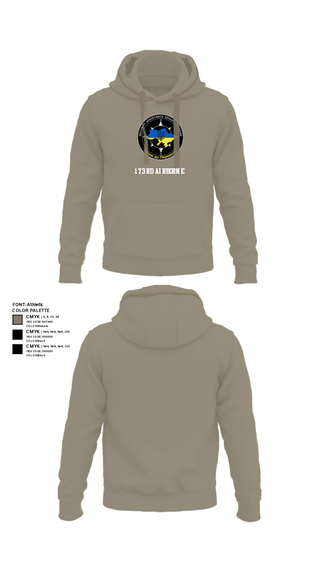 Hoodie, 173rd Airborne, Army, Teamtime, Team time, sublimation, custom sports apparel, team uniforms, spirit wear, spiritwear, sports uniforms, custom shirts, team store, custom team store, fundraiser sports, apparel fundraiser