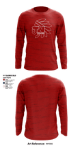 Jim Ned High School Tennis 68965305 Long Sleeve Performance Shirt - 1