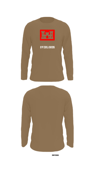 Long Sleeve Performance Shirt, Overlords, Army, Teamtime, Team time, sublimation, custom sports apparel, team uniforms, spirit wear, spiritwear, sports uniforms, custom shirts, team store, custom team store, fundraiser sports, apparel fundraiser