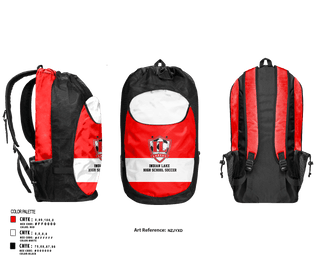 Gear Bag, Indian Lake High School Soccer, Men's Soccer, Teamtime, Team time, sublimation, custom sports apparel, team uniforms, spirit wear, spiritwear, sports uniforms, custom shirts, team store, custom team store, fundraiser sports, apparel fundraiser