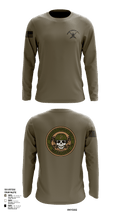 Bravo Company Det 1 Recruiting and Retention Battalion 79622456 Long Sleeve Performance Shirt - 127