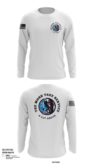 Long Sleeve Performance Shirt, The Moss Tree Service, , Teamtime, Team time, sublimation, custom sports apparel, team uniforms, spirit wear, spiritwear, sports uniforms, custom shirts, team store, custom team store, fundraiser sports, apparel fundraiser