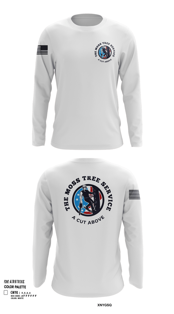 Long Sleeve Performance Shirt, The Moss Tree Service, , Teamtime, Team time, sublimation, custom sports apparel, team uniforms, spirit wear, spiritwear, sports uniforms, custom shirts, team store, custom team store, fundraiser sports, apparel fundraiser