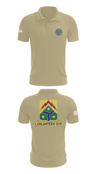 Short Sleeve Performance Polo, 278th Armored Cavalry, Army, Teamtime, Team time, sublimation, custom sports apparel, team uniforms, spirit wear, spiritwear, sports uniforms, custom shirts, team store, custom team store, fundraiser sports, apparel fundraiser