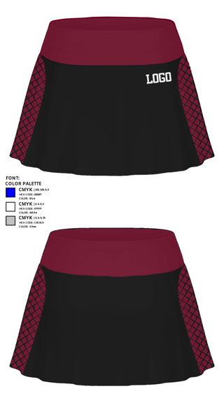 Skort, Carson High School Tennis, Tennis, Teamtime, Team time, sublimation, custom sports apparel, team uniforms, spirit wear, spiritwear, sports uniforms, custom shirts, team store, custom team store, fundraiser sports, apparel fundraiser