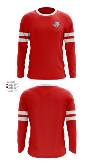 Long Sleeve Performance Shirt, vWyandotte High School Bowling, Bowling, Teamtime, Team time, sublimation, custom sports apparel, team uniforms, spirit wear, spiritwear, sports uniforms, custom shirts, team store, custom team store, fundraiser sports, apparel fundraiser