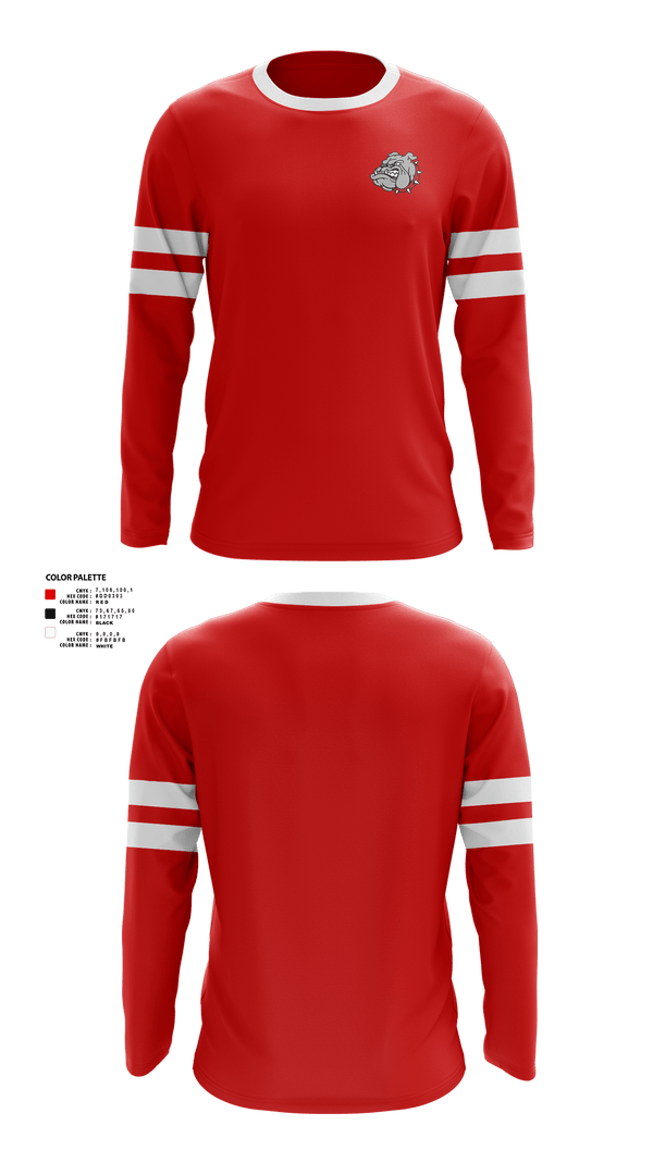 Long Sleeve Performance Shirt, vWyandotte High School Bowling, Bowling, Teamtime, Team time, sublimation, custom sports apparel, team uniforms, spirit wear, spiritwear, sports uniforms, custom shirts, team store, custom team store, fundraiser sports, apparel fundraiser