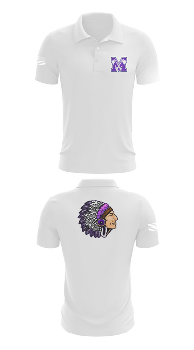 Mount Gilead High School Wrestling 55730415 Short Sleeve Performance Polo - 9