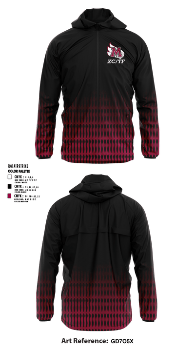 Meredith College Avenging Angels 15036626 Windbreaker - 1 (1)