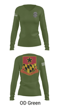 2nd MTB/70th RTI 42557121 Women's Long Sleeve V-neck Shirt - 57
