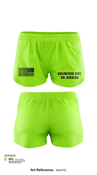 Ranger Panties, Volunteer Fire Co. Ainaloa, Fire Department, Teamtime, Team time, sublimation, custom sports apparel, team uniforms, spirit wear, spiritwear, sports uniforms, custom shirts, team store, custom team store, fundraiser sports, apparel fundraiser