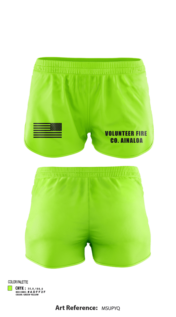 Ranger Panties, Volunteer Fire Co. Ainaloa, Fire Department, Teamtime, Team time, sublimation, custom sports apparel, team uniforms, spirit wear, spiritwear, sports uniforms, custom shirts, team store, custom team store, fundraiser sports, apparel fundraiser
