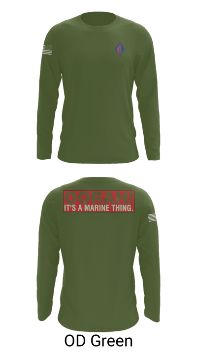 1st Marine Regiment 32808075 Long Sleeve Performance Shirt - 37