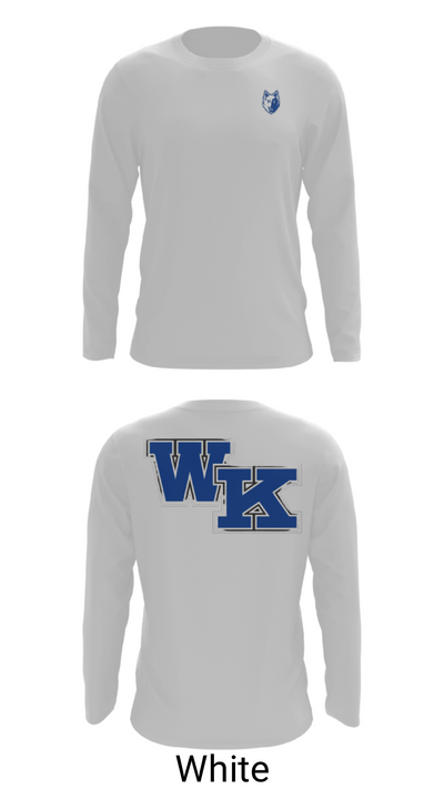 Worthington Kilbourne High School Golf 32928252 Long Sleeve Performance Shirt - 7