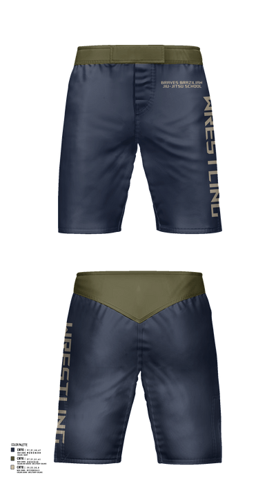 Braves Brazilian Jiu-Jitsu School 54785879 Fight Shorts - 103