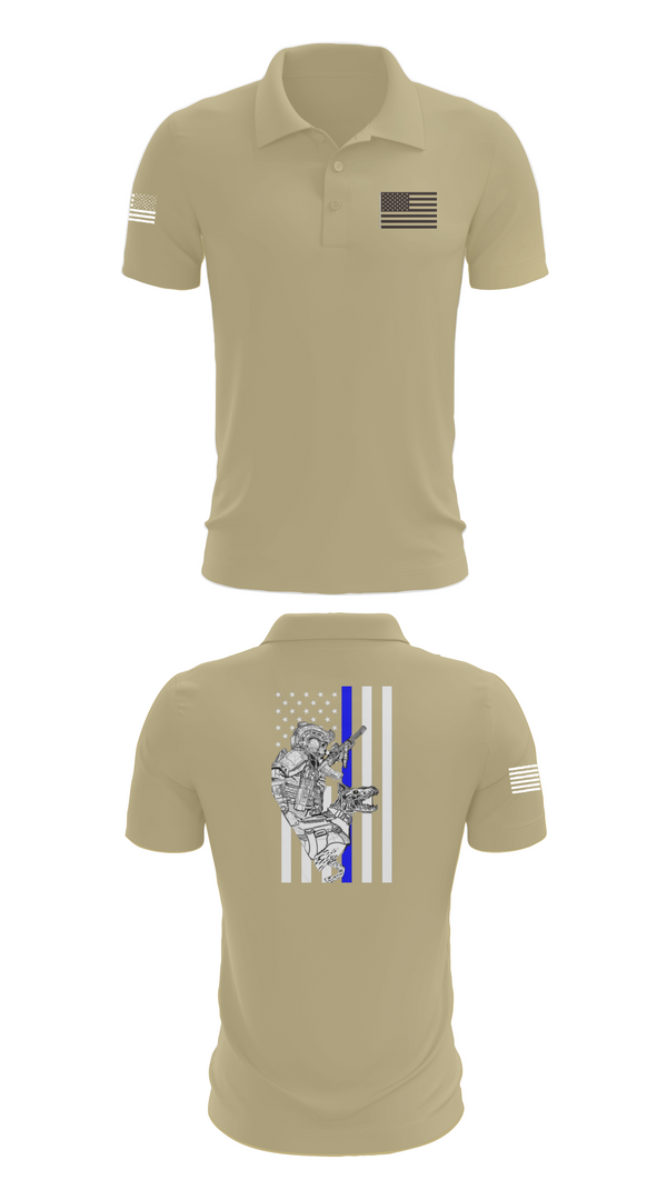 Short Sleeve Performance Polo, 904th MP Det Military Working Dog, Army, Teamtime, Team time, sublimation, custom sports apparel, team uniforms, spirit wear, spiritwear, sports uniforms, custom shirts, team store, custom team store, fundraiser sports, apparel fundraiser