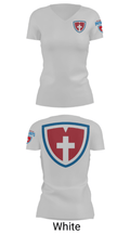 Open Door Christian Schools 18810583 Women's Short Sleeve V-neck Shirt - 19