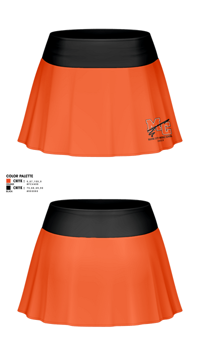 Marine City Middle School Cheer 35869165 Skort - 1