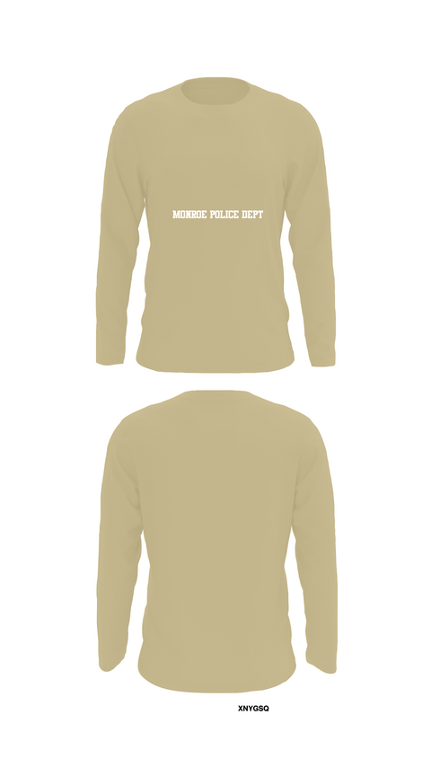 Long Sleeve Performance Shirt, Monroe Police Dept, Police, Teamtime, Team time, sublimation, custom sports apparel, team uniforms, spirit wear, spiritwear, sports uniforms, custom shirts, team store, custom team store, fundraiser sports, apparel fundraiser