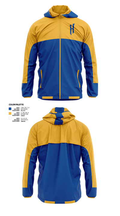 Hudson High School Basketball 39408315 Windbreaker - 40