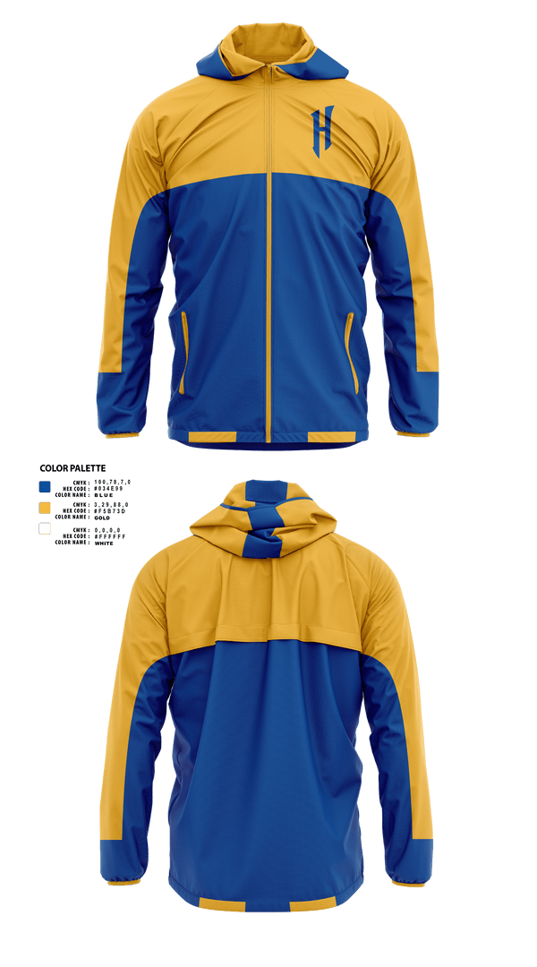 Windbreaker, Hudson High School Basketball, Men's Basketball, Teamtime, Team time, sublimation, custom sports apparel, team uniforms, spirit wear, spiritwear, sports uniforms, custom shirts, team store, custom team store, fundraiser sports, apparel fundraiser