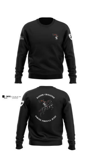 Crew Neck Sweatshirt, OSU Ranger Challenge, Army, Teamtime, Team time, sublimation, custom sports apparel, team uniforms, spirit wear, spiritwear, sports uniforms, custom shirts, team store, custom team store, fundraiser sports, apparel fundraiser