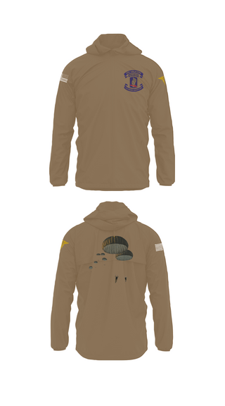 Windbreaker, 173rd Airborne Division, Army, Teamtime, Team time, sublimation, custom sports apparel, team uniforms, spirit wear, spiritwear, sports uniforms, custom shirts, team store, custom team store, fundraiser sports, apparel fundraiser