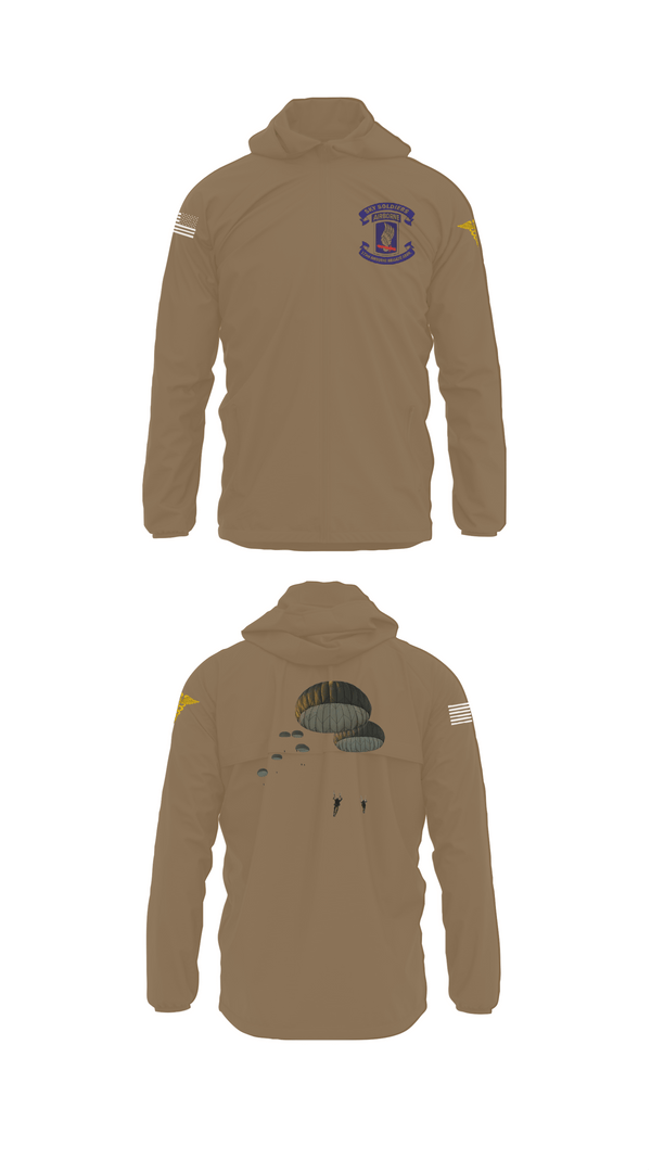 Windbreaker, 173rd Airborne Division, Army, Teamtime, Team time, sublimation, custom sports apparel, team uniforms, spirit wear, spiritwear, sports uniforms, custom shirts, team store, custom team store, fundraiser sports, apparel fundraiser