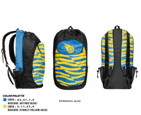 Gear Bag, De La Salle Institute-Institute Campus Cross Country, Cross Country, Teamtime, Team time, sublimation, custom sports apparel, team uniforms, spirit wear, spiritwear, sports uniforms, custom shirts, team store, custom team store, fundraiser sports, apparel fundraiser