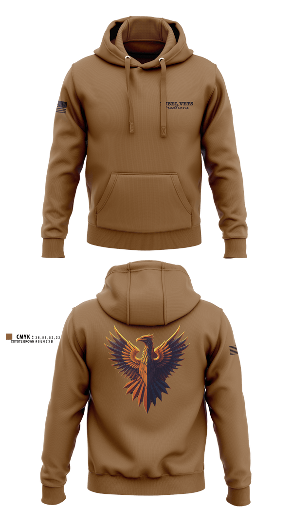 Hoodie, RebelVetsCreations, Army, Teamtime, Team time, sublimation, custom sports apparel, team uniforms, spirit wear, spiritwear, sports uniforms, custom shirts, team store, custom team store, fundraiser sports, apparel fundraiser